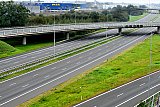 17-09-2023 Breda - De snelweg A16 nabij IKEA is leeg. Door wegwerkzaamheden op een van de drukste snelwegen van het land zijn de rijstroken richting Dordrecht dicht. En er was even geen verkeer op de rijbanen richting Hazeldonk. - Fotokrant