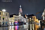 23-01-2021 Breda - Voor het eerst na de WOII is er precies om 21u in de stad weer een avondklok van kracht. - Fotokrant