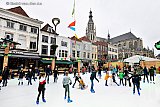 30-12-2018 Breda - Belgen hebben de ijsbaan van Betoverend Breda ondekt. - Fotokrant