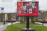 07-03-2023 Breda - Het meeste dat burgers momenteel in de stad zien van de Provinciale Staten verkiezingen zijn de opvallende verkiezingsborden.  - Fotokrant