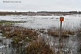 23-01-2023 Breda - Het water dat vanuit rivier De Mark de Vierde Bergboezem instroomde tijdens het hoog water is alweer aan het zakken. - Fotokrant