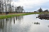 09-02-2022 Breda - Door de vele regen van afgelopen dagen zijn delen van het overloopgebied in de Vierde Bergboezem onder water komen te staan. - Fotokrant