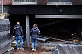 29-12-2022 Breda - De recherche doet onderzoek naar de brand in de parkeergarage aan de Mgr Zwijsenstraat. Deze branden gisteravond helemaal uit.  - Fotokrant
