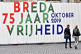 14–10-2019 Breda - De stad maakt zich op voor de viering van 75 Jaar bevrijding van Breda. En dat is al op verschillende plekken te zien. - Fotokrant