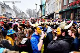 02-03-2019 Breda - Op de Grote Markt kon je over de koppen lopen. - Fotokrant