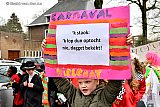 21-02-2020  Breda - In de wijk Zandberg brak tijdens de kinderoptocht van KBS De Zandberg een staking uit. - Fotokrant