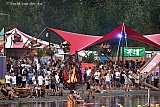 24-08-2019 Breda - Aan de Asterdplas swingt het Duikbootfestival. Met 30C is het afkoelen in het water. - Fotokrant