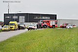 10-05-2019  Moerdijk - Vanwege de veiligheid moesten zelfs de hulpdiensten op grote afstand van het schip blijven. - Fotokrant