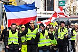 09-02-2019 Breda - Al maanden zijn er protesten in heel Nederland van Gele Hesjes. En nu heeft ook een groep gele hesjes gedemonstreerd in Breda. Ze riepen Blauw Wit Rood Nederland in Nood tijdens hun rondje door de binnenstad. - Fotokrant