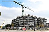 29-10-2021 Breda -  Tijdens de coronacrisis heeft de bouw gewoon doorgewerkt toch is er een groot te kort aan woningen. Dit komt omdat er al jaren te weinig woningen gebouwd worden. De Hendric (124 appartementen) is een groot complex dat in aanbouw is. - Fotokrant