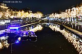 26-11-2021 Breda - De haven is in de aanloop naar de feestdagen prachtig verlicht met nieuwe verlichting. - Fotokrant