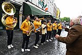 14-05-2026 Breda - Jazzbands komen uit het hele land naar de stad. Deze Brassband kwam uit Nijmegen naar Breda. - Fotokrant