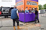 25-04-2019 Breda - Het voorspelde weer op Koningsdag is herfstachtig.Speciale  bliksemafleiders werden in de grond geboord. - Fotokrant