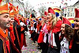 29-01-2023 Breda - Een groep vrouwen uit de stad wil vrouwen in de raad van elf van prins carnaval. De dames maakte dat bekend tijdens het Pre Carnaval Klunen. Na hun introductie gingen de voetjes van de vloer met de mannen van de Raad van Elf. van prins Arie dn Irste van t Kielegat . - Fotokrant