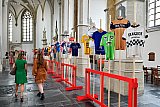 30-06-2022 Breda - In de Grote of Onze Lieve Vrouwekerk is de  expositie Koerstrui  ingericht met een deel van de koerstruien die fotograaf Henk Theuns de afgelopen 55 jaar heeft verzameld. Vanaf 2 Juli zijn deze historische wielershirts voor het publiek te bezichtigen. - Fotokrant