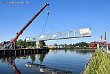 02-09-2020 Breda - In alle stilte is er een nieuwe loopbrug gelegd over de Belcrumhaven. Hierdoor ontstaat er een nieuwe wandelroute. - Fotokrant