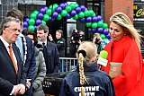 25-03-2019 Breda -  Kinderjournaliste Floor mocht Koningin Maxima een vraag stellen. - Fotokrant