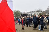 03-11-2024 Prinsenbeek - De Poolse vlag wappert op de Markt. Het kerkdorp is van de Duitsers bevrijd door de 1e Poolse pantserdivisie van Generaal Maczek. - Fotokrant
