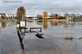 04-01-2024 Breda - Rivier De Mark zorgt voor hoog water aan de rand van Breda. De waterstand is hoog. - Fotokrant