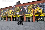 14-05-2019  Breda - Uit onvrede over de degradatie hebben NAC fans op het Rat Verlegh stadion spandoeken gehangen. - Fotokrant