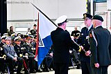 05-12-2018 Gilze- Rijen - Oprichting NL-SOCOM Overhandiging vlag door Luitenant Admiraal Bauer aan Generaal commandant Ten Haaf. NL-SOCOM staat voor Nederlandse Special Operations Commando. - Fotokrant