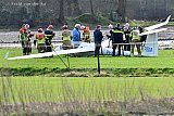 02-03-2024 Bavel - Een zweefvliegtuig heeft een noodlanding moeten maken in een weiland net buiten het dorp. Alles liep goed af. - Fotokrant