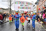 24-02-2020 Breda-  Ook het halveren van de veestapel was een van de actuele onderwerpen in de grote optocht.  - Fotokrant