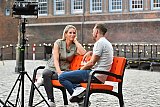 10-07-2023 Breda - Helene Hendriks tijdens de tv uitzending van De Oranjezomer in gesprek met Rutger Castricum. - Fotokrant