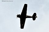 27-10-2019 Breda -  Tijdens het leggen van de kransen vloog er een Spitfire over. Deze kwam van vliegbasis Gilze Rijen. - Fotokrant