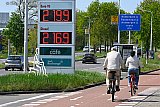 21-04-2026 Breda - De brandstofpijzen zijn iets gezakt. Toch blijven ze hoog door de oorlogssituatie met Iran. De beste manier om te bezuinigen is vaker met fiets. - Fotokrant