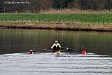 29-01-2024 Breda - Met een temperatuur van 11c was het lekker weer om te roeien op rivier De Mark. - Fotokrant