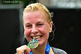 06–10-2019 Breda - 2e Kamerlid Atje Kuiken is maar wat trots op haar prestatie en haar medaille. - Fotokrant
