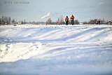 06-01-21026 Breda - Mensen gingen wandelen in de sneeuw. - Fotokrant