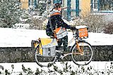 22-01-2019 Breda - De post in de Haagse Beemden werd ondanks het pak sneeuw gewoon  bezorgd. - Fotokrant