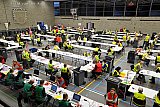 19-03-2026 Breda -  In een sporthal worden de stemmen van de gemeenteraadsverkiezingen geteld.  - Fotokrant