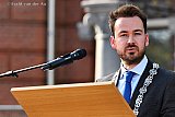 29-10-2022 Breda -  Loco burgemeester Arjen van Drunen sprak de aanwezige toe. - Fotokrant