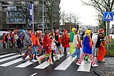 07-02-2026 Breda - In de binnenstad konden  feestneuzen deelnemen aan de zeer populaire carnavalswandeling. - Fotokrant