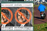 04-12-2019 Breda -Wildplakkers hebben op verschillende plekken rond de stad posters met daarop een foto van burgemeester Paul Depla geplakt. - Fotokrant