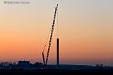 12-12-2022 Breda - Ten noorden van de Haagse Beemden worden momenteel tot verbazig van veel wijkbewoners enorme windmolens gebouwd. - Fotokrant