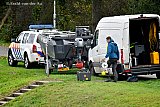 22–10-2019 Oosterhout - De politie was met meerdere politieboten naar het Markkanaal gekomen om de man die al meer dan een week vermist is te zoeken. - Fotokrant