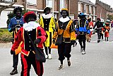 21-11-2020 Breda - De deelnemers die een ware sinterklaasintocht hielden zijn van mening dat zwarte piet zwarte piet moet blijven.  - Fotokrant